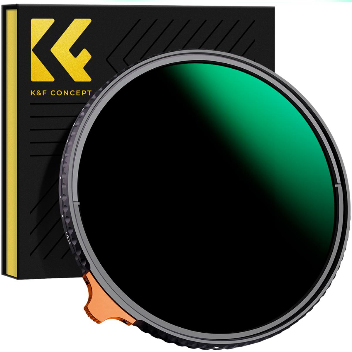 K&F Concept 67mm Variable ND Filter ND8-ND128 (3-16 Stop)